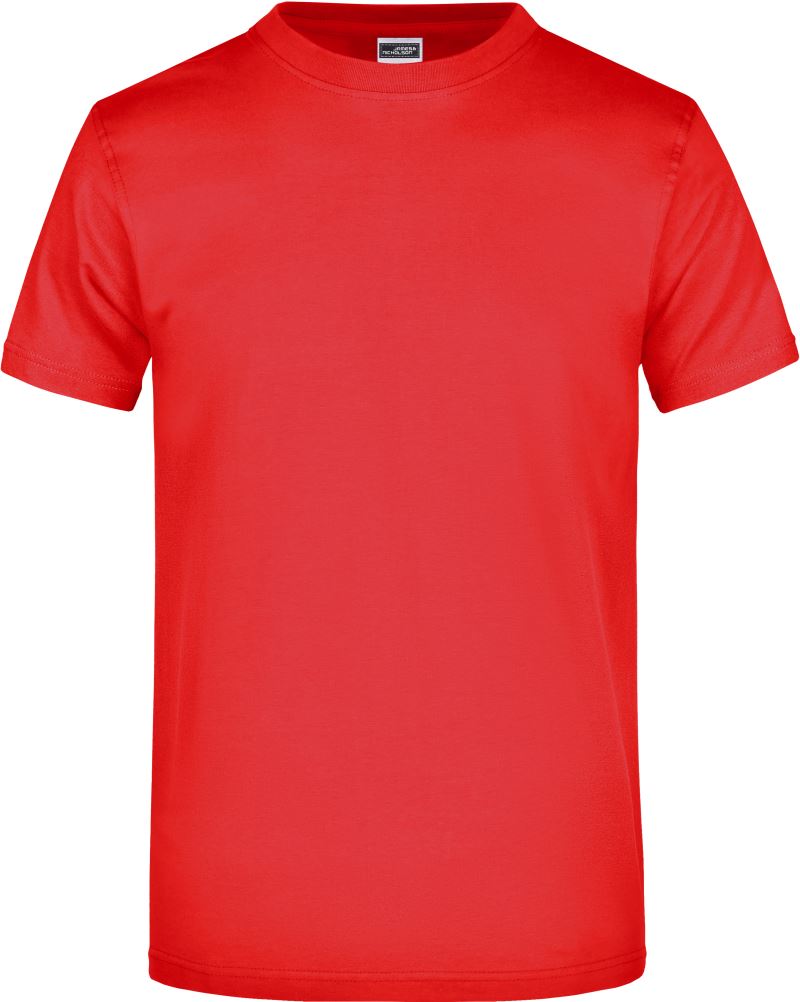 Levně Tričko z těžké bavlny - tomato
