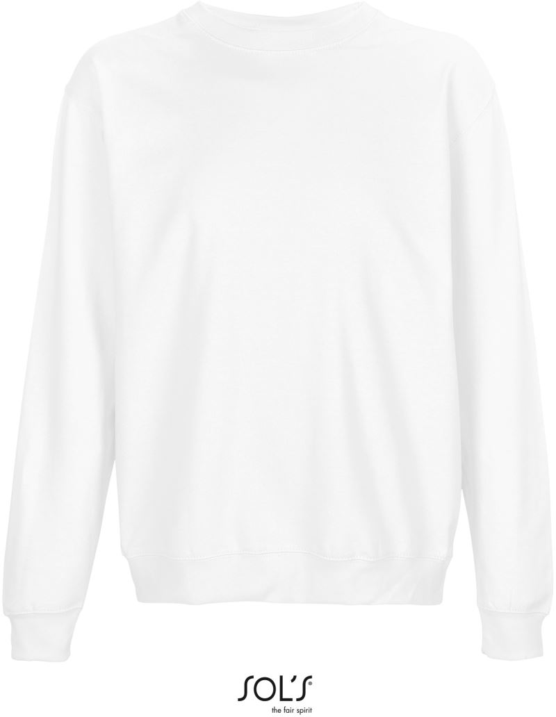 Levně Unisex mikina - white