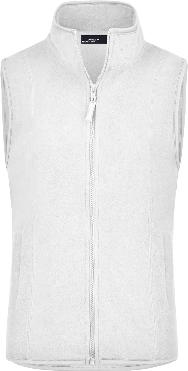 Levně Dámská mikrofleecová vesta - white