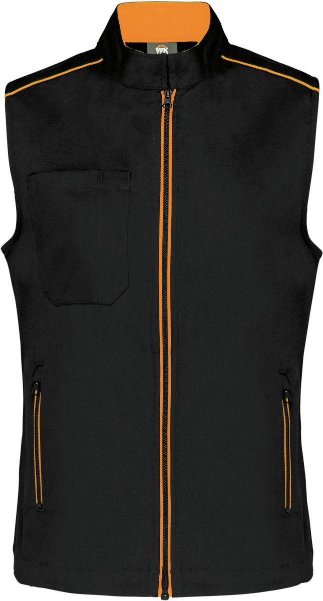 Levně Dámská vesta "Day-to-Day" - black/orange