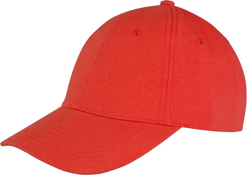 Levně 6 panelová nízkoprofilová kšiltovka - red