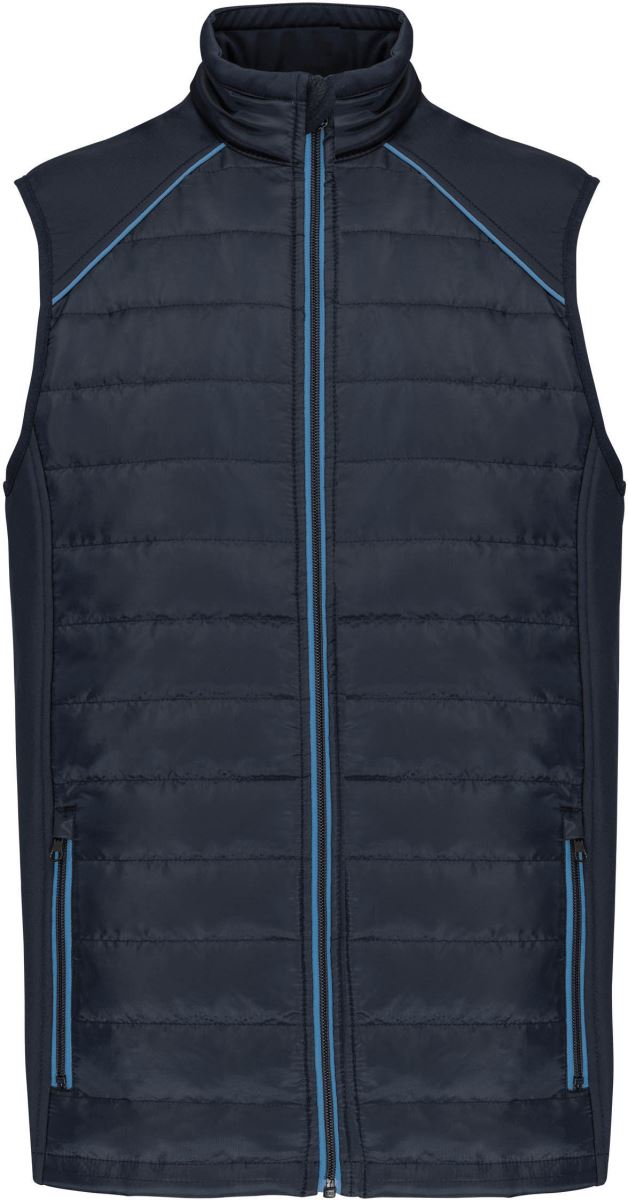 Levně Pracovní hybridní vesta "Day-to-Day" - navy/light royal blue