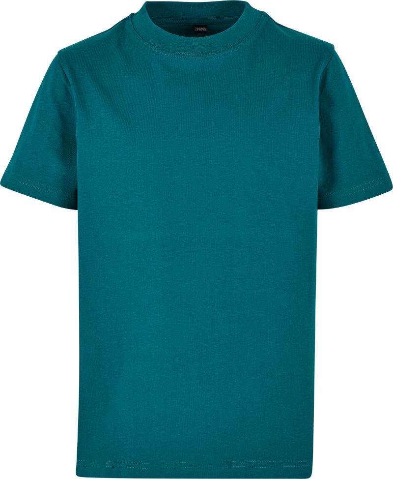 Levně Dětské tričko z těžké bavlny - retro green
