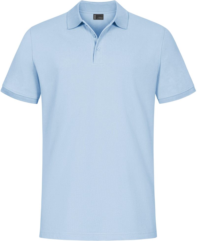 Levně Pánské pracovní piqué polo - EXCD - ice blue