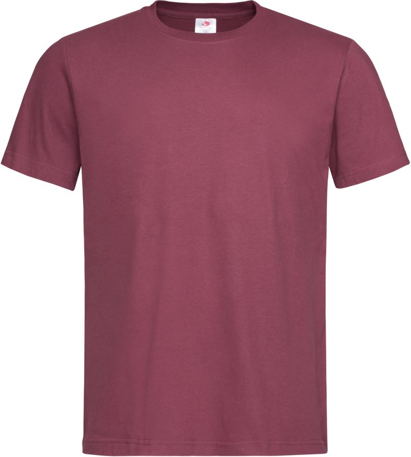 Levně Unisex tričko - burgundy