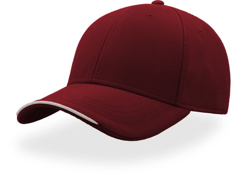 6 panelová kšiltovka - burgundy