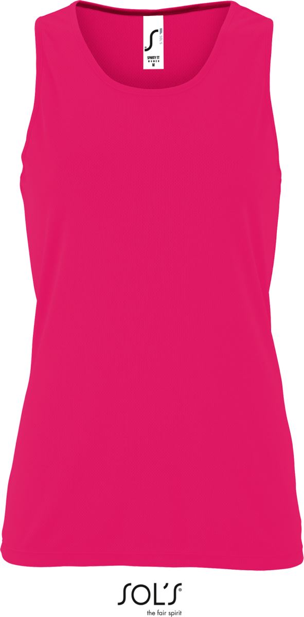 Levně Dámské sportovní tílko - neon pink
