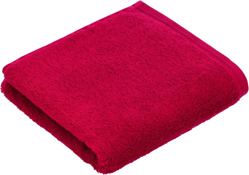 Levně Ručník "Vegan Life" - cherry red