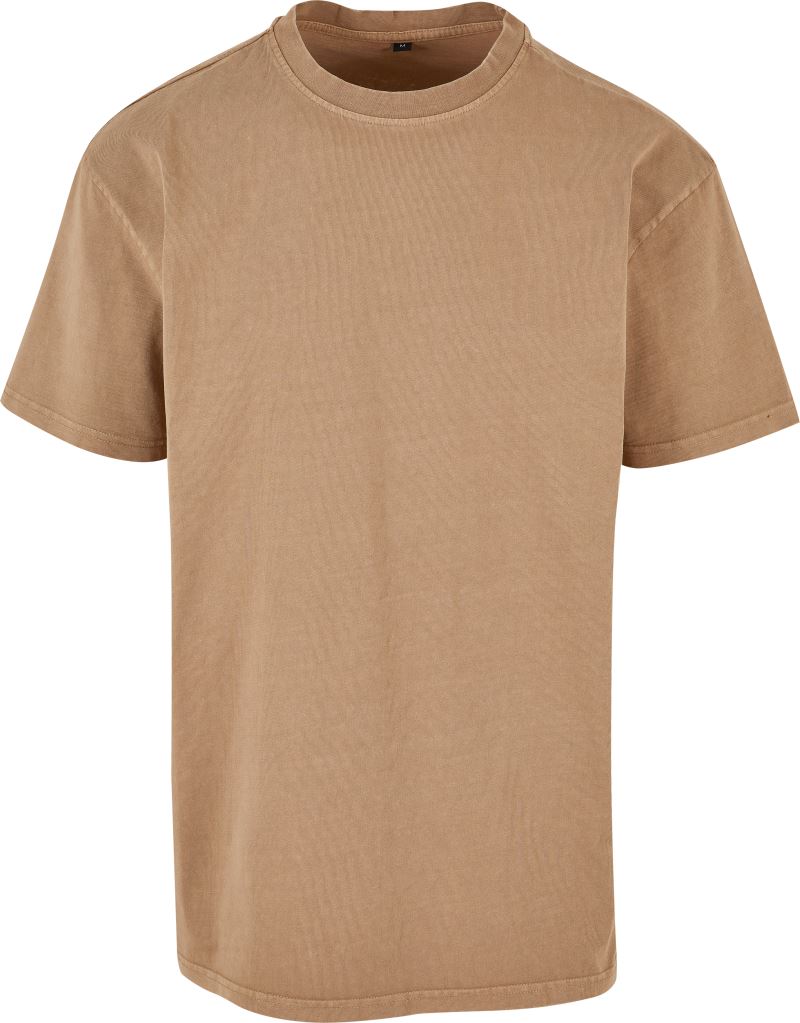 Levně Pánské tričko "Acid Wash" - union beige