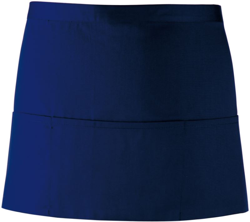 Levně Krátká zástěra do pasu s kapsou "Colours" - navy