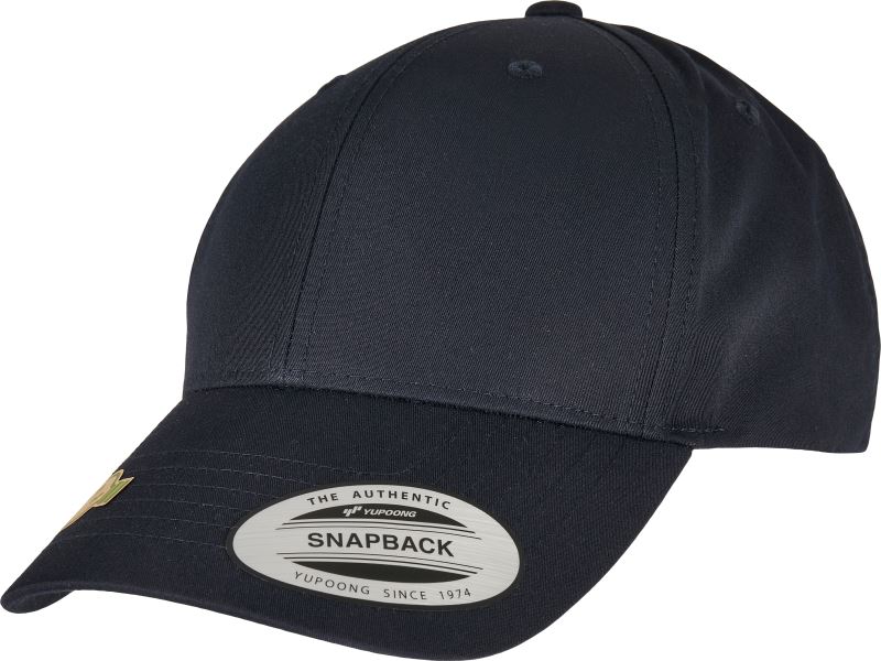 Levně 6 panelová Snapback kšiltovka "Recycled" - navy