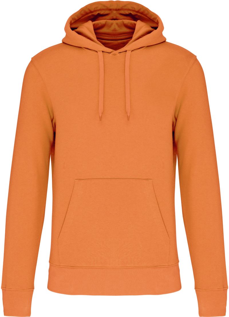Levně Pánská eco-friendly mikina s kapucí - light orange