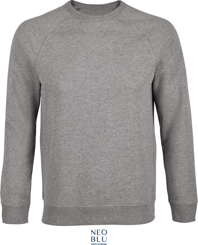 Levně Pánská raglánová mikina - grey melange