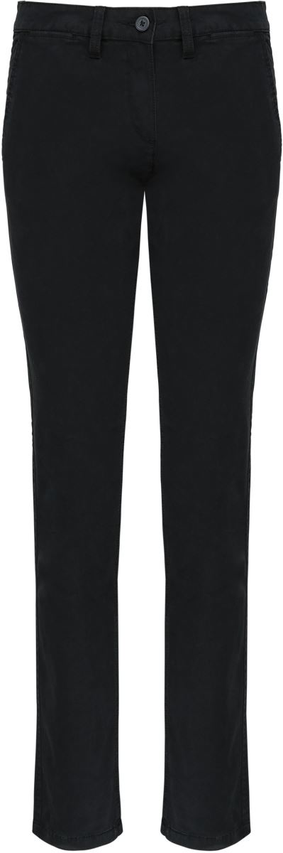 Levně Dámské chino kalhoty - black