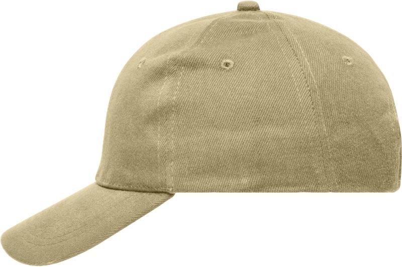 Levně 6 panelová kšiltovka z těžké bavlny - beige