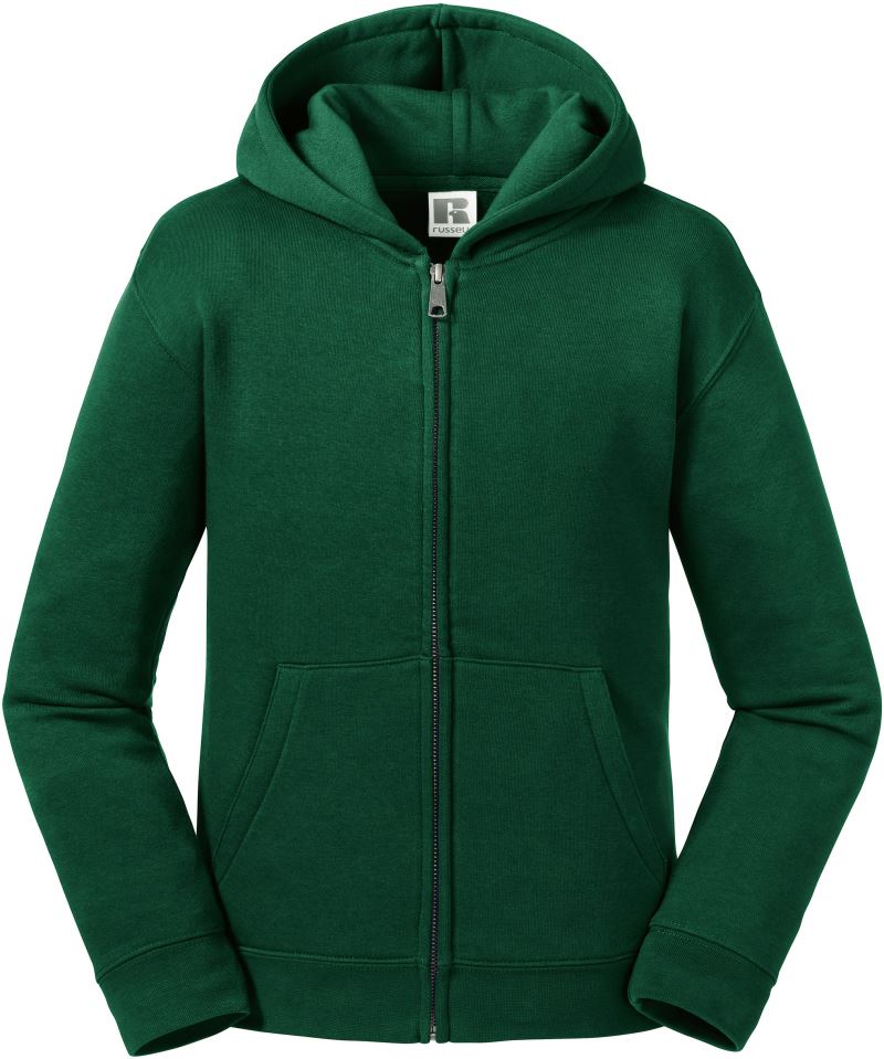 Levně Dětská mikina s kapucí "Authentic" - bottle green