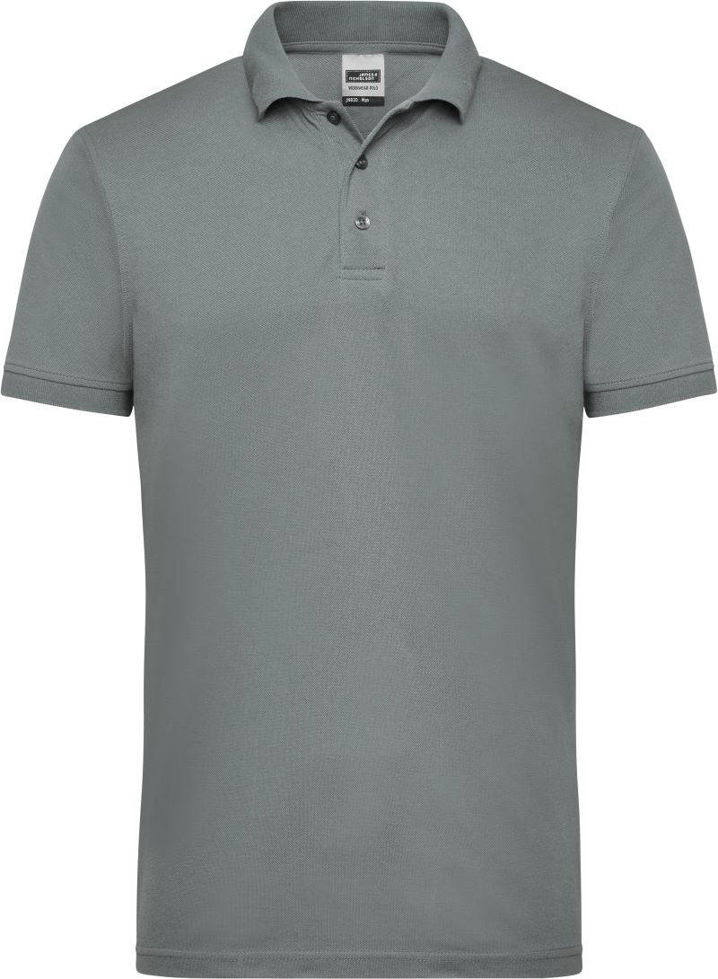 Levně Pánské pracovní piqué polo - dark grey