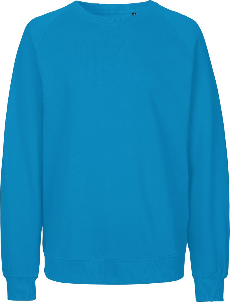 Levně Unisex raglánová mikina z bio bavlny - sapphire