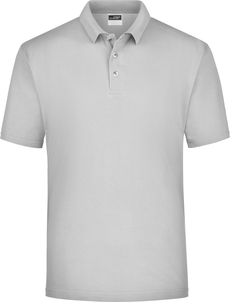 Levně Piqué polo - light grey