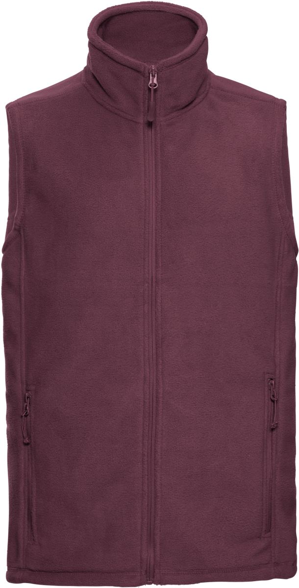 Levně Fleecová vesta - burgundy
