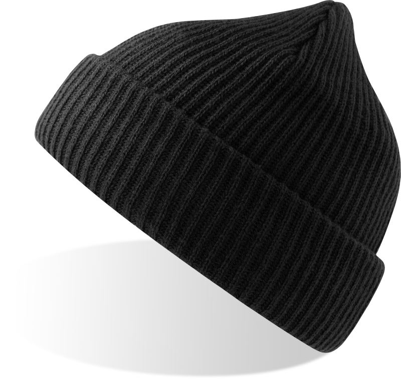 Pletená čepice - black