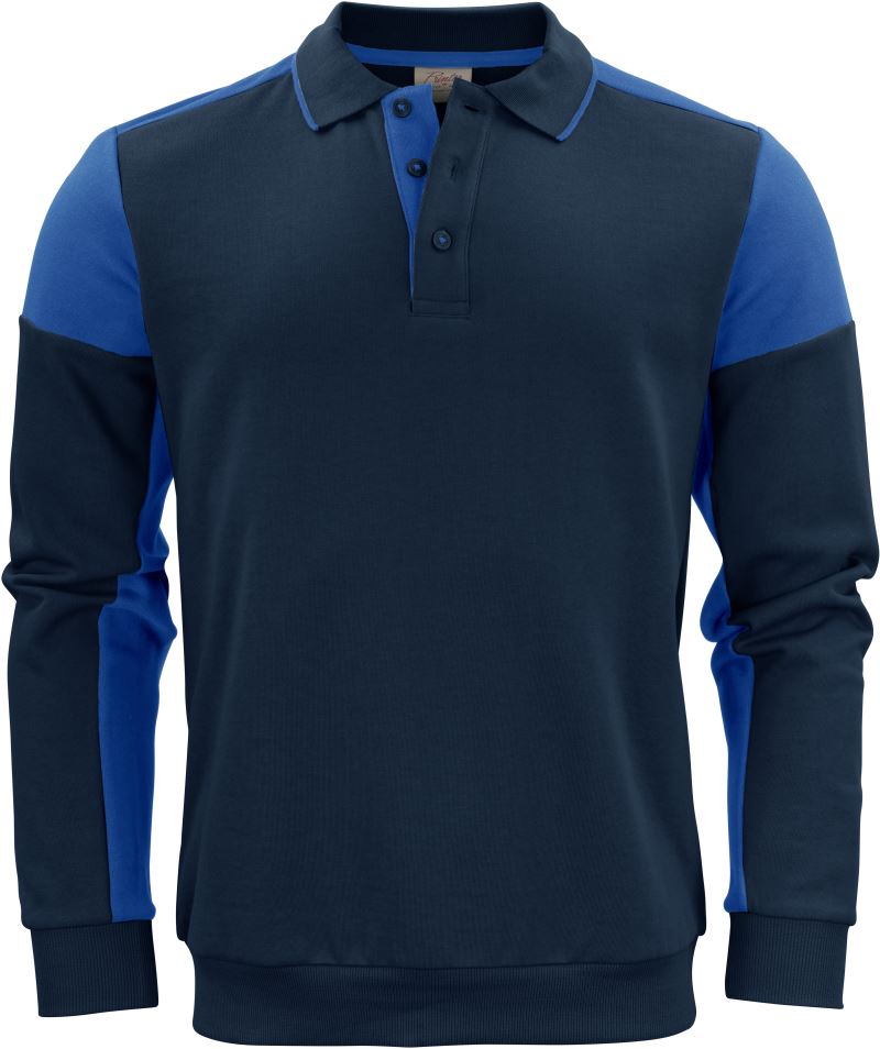 Levně Polo mikina - navy/cobalt