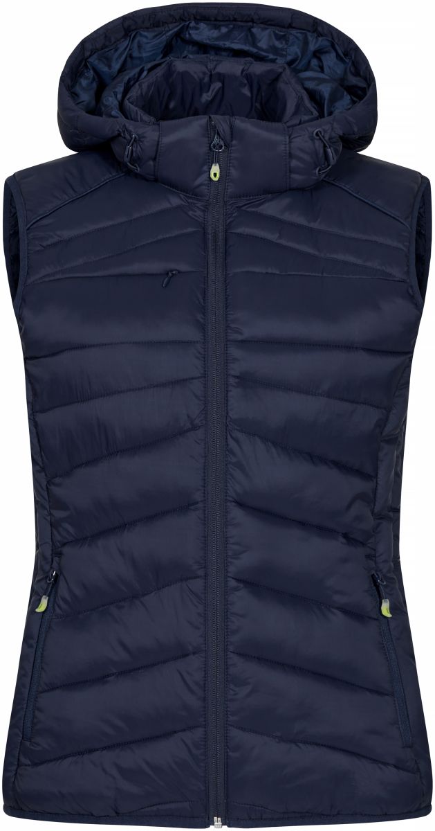 Levně Dámská prošívaná vesta - dark navy