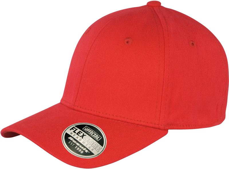 Levně 6 panelová flex kšiltovka - red