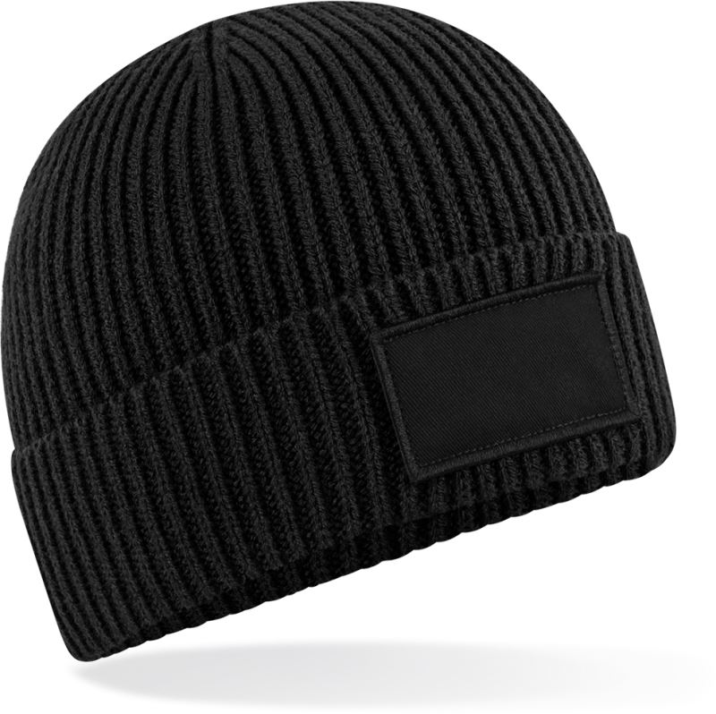 Levně Čepice Patch "Fashion" - black