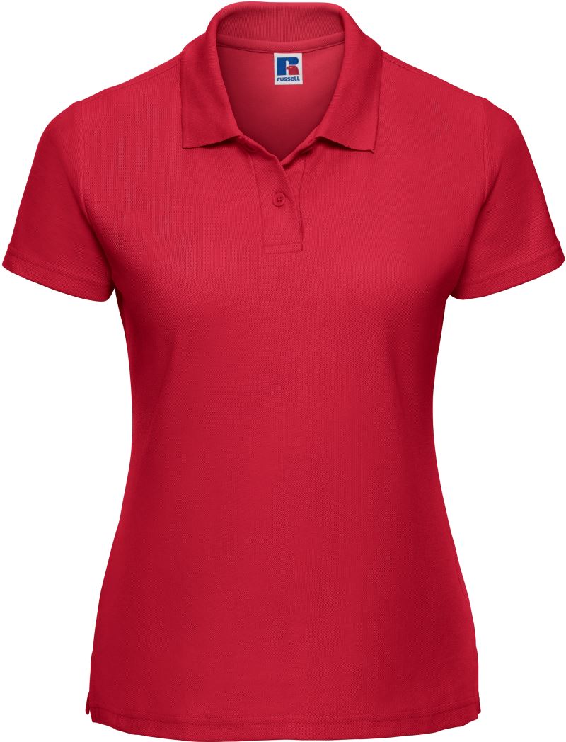 Levně Dámské piqué polo - classic red