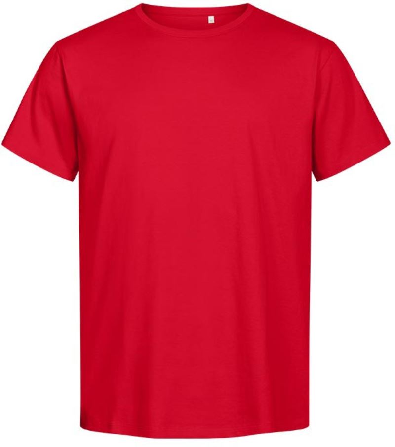 Levně Pánské tričko bio premium - fire red