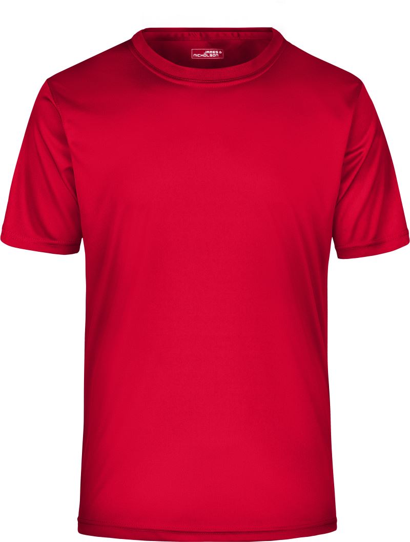 Levně Pánské žerzejové sportovní tričko - red