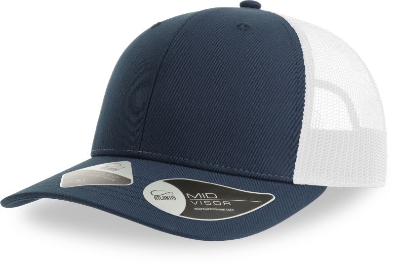 Levně 6 panelová Trucker kšiltovka - navy/white