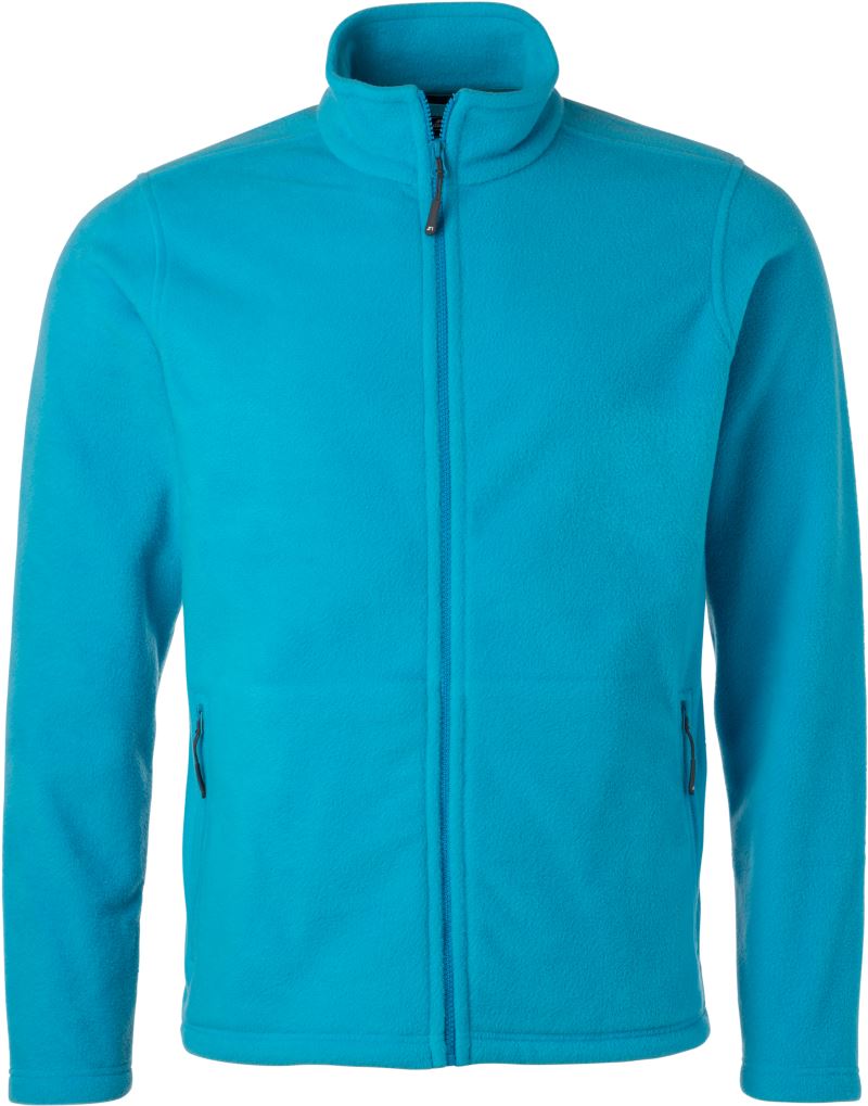 Levně Pánská mikrofleecová bunda - turquoise