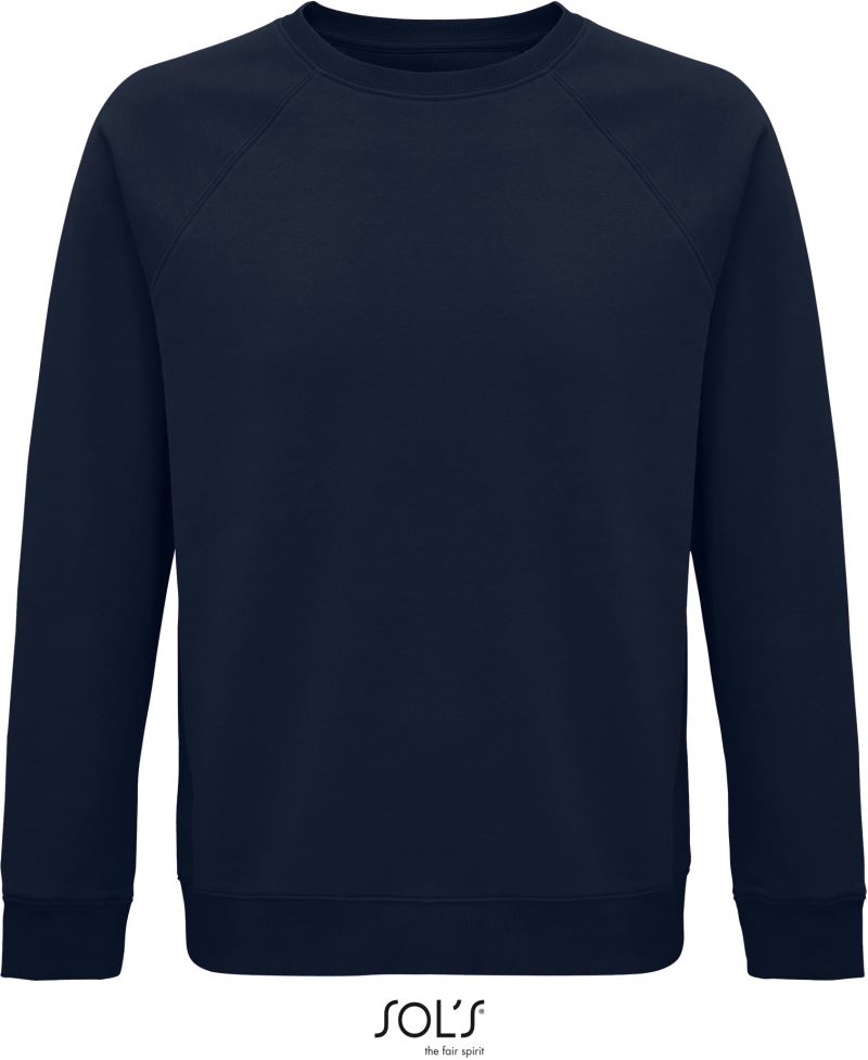 Levně Unisex raglánová mikina z bio bavlny - french navy
