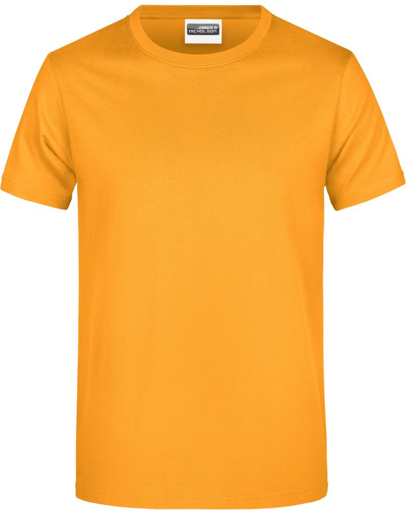 Levně Pánské tričko z těžké bavlny - gold yellow
