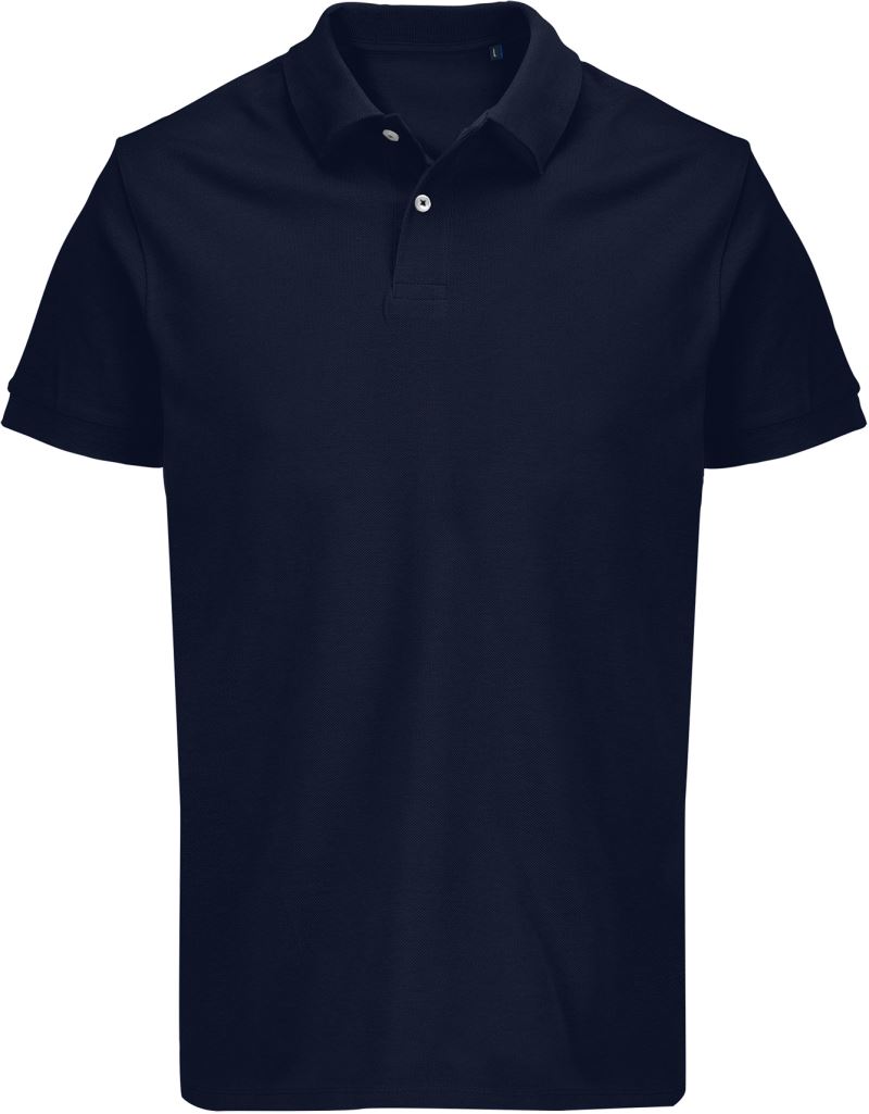 Levně Unisex piqué polo z těžké bavlny - french navy