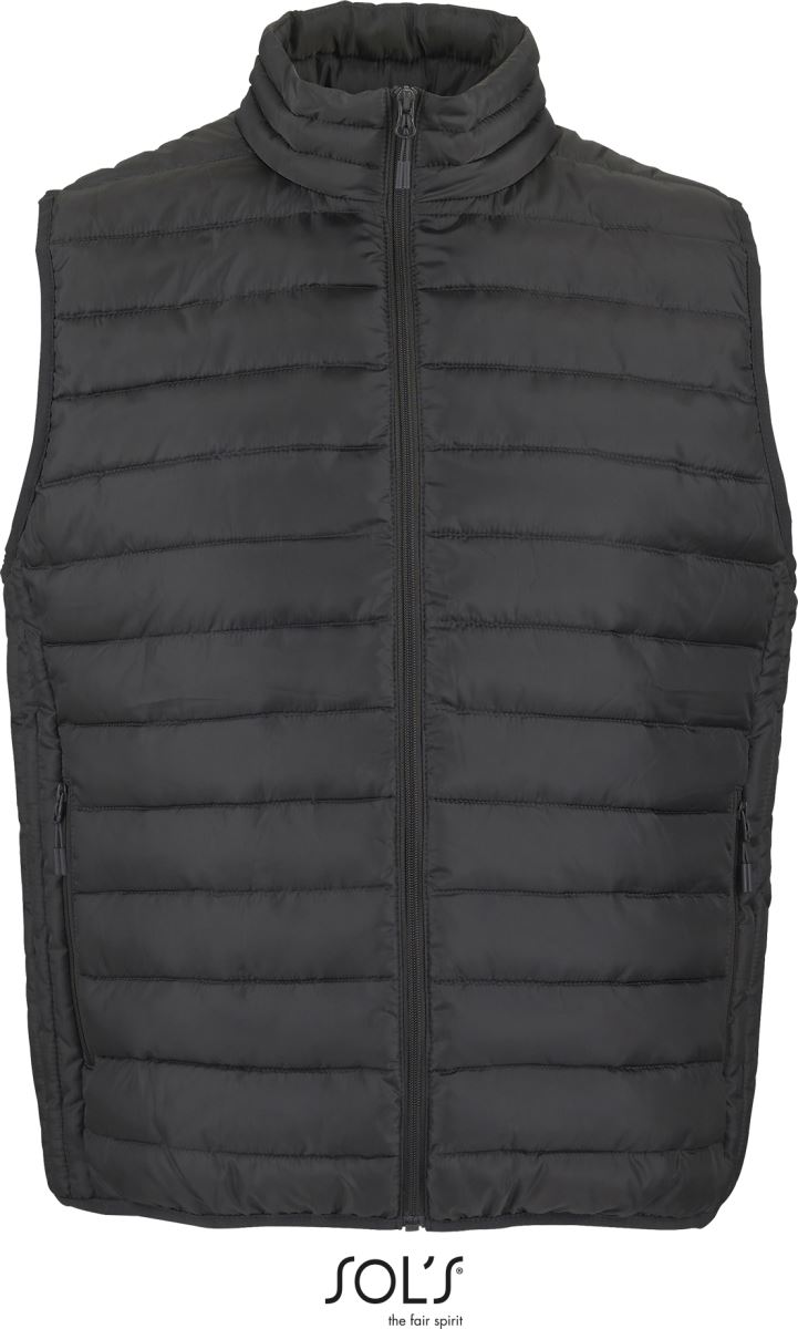 Levně Pánská lehká vesta - charcoal grey