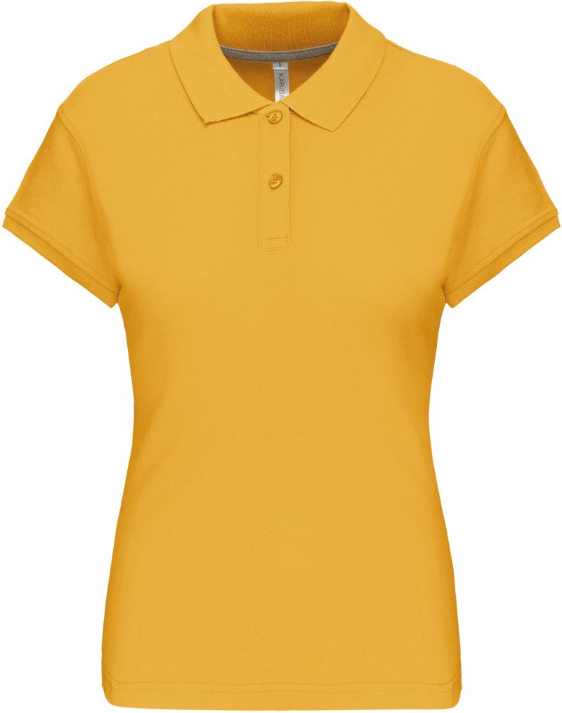 Dámské piqué polo - yellow