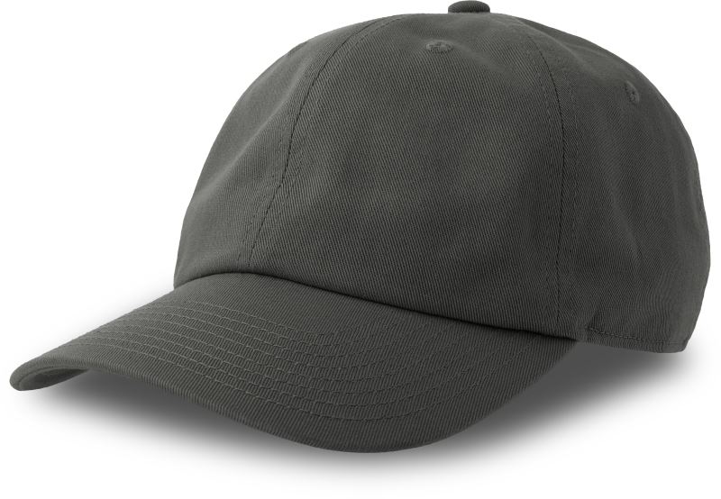 6 panelová baseballová kšiltovka - dark grey