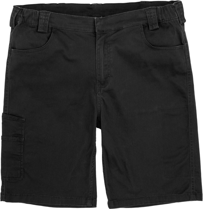 Levně Pracovní šortky Slim Chino - black