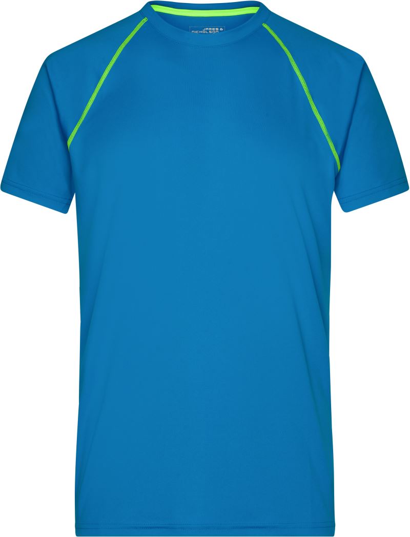 Levně Pánské funkční tričko - bright blue/bright yellow