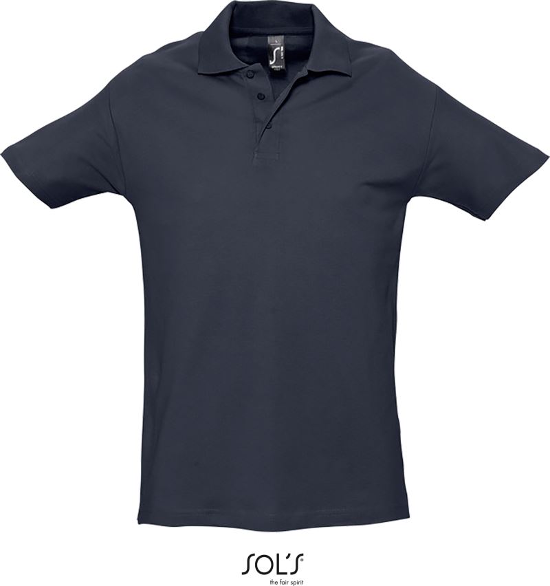 Levně Piqué polo - navy