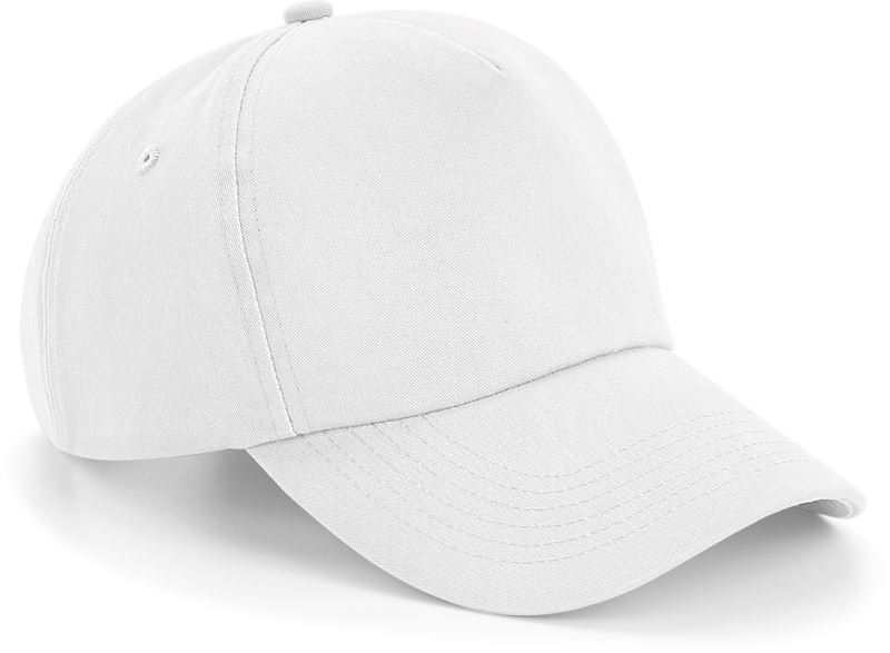 Levně 5 panelová kšiltovka "Authentic" - white