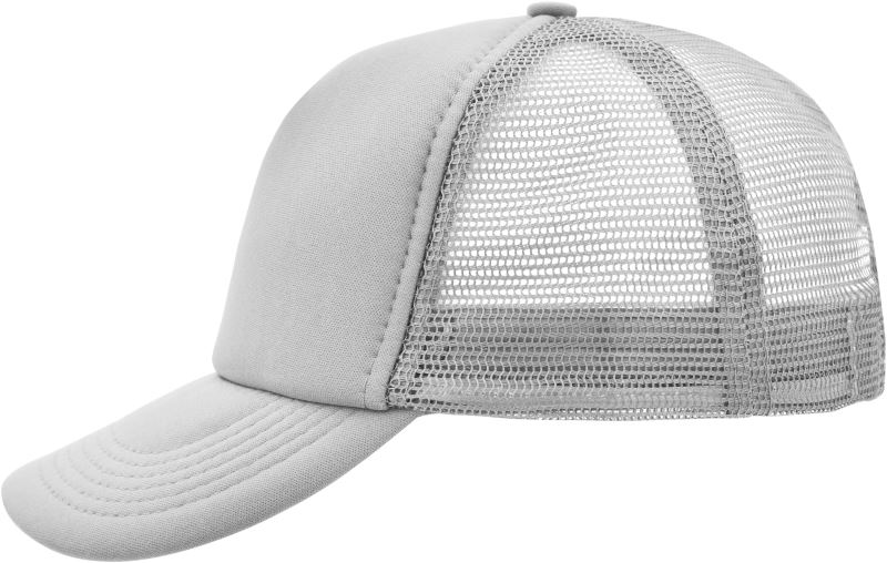Levně 5 panelová polyesterová síťovaná kšiltovka - light grey