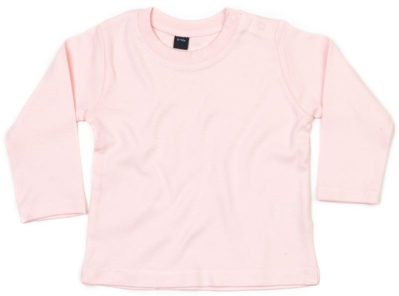 Levně Dětské tričko s dlouhým rukávem - powder pink