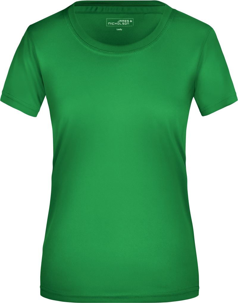 Levně Dámské žerzejové sportovní tričko - green