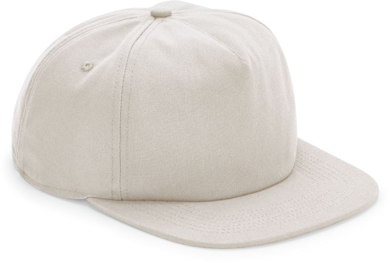 Levně 5 panelová kšiltovka z bio bavlny - sand