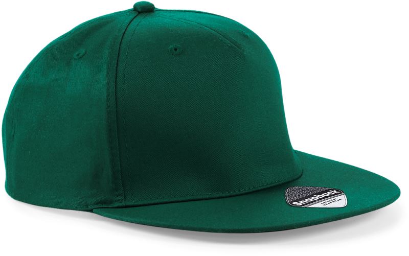 Levně 5 panelová Snapback kšiltovka - bottle green