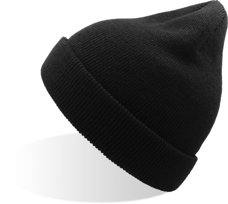 Dětská pletená čepice - black
